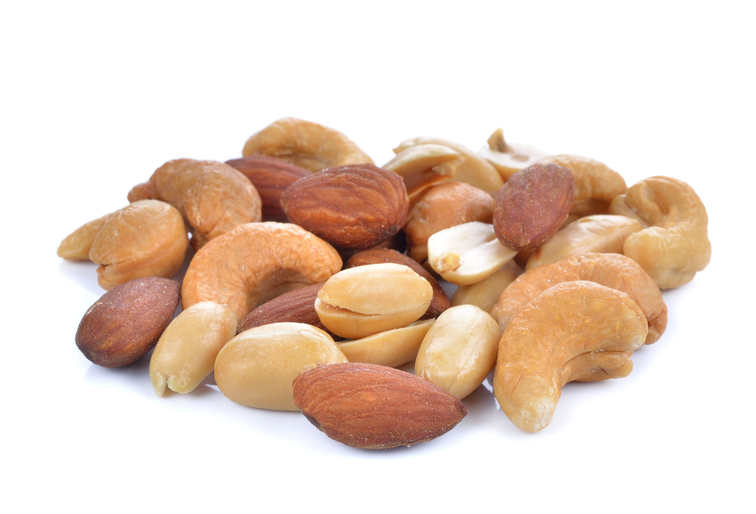 A photo of mixed nuts.